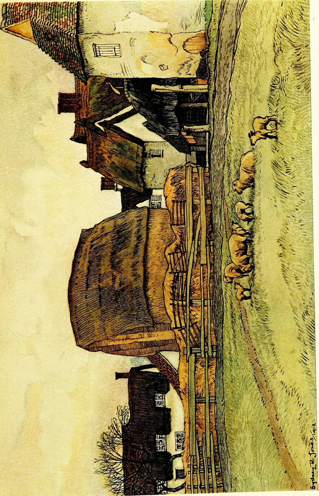 An illustration from The village homes of England;, 1912, leaf 124