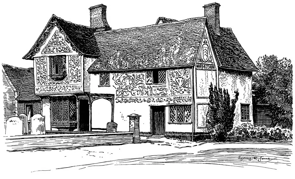An illustration from The village homes of England;, 1912, leaf 130