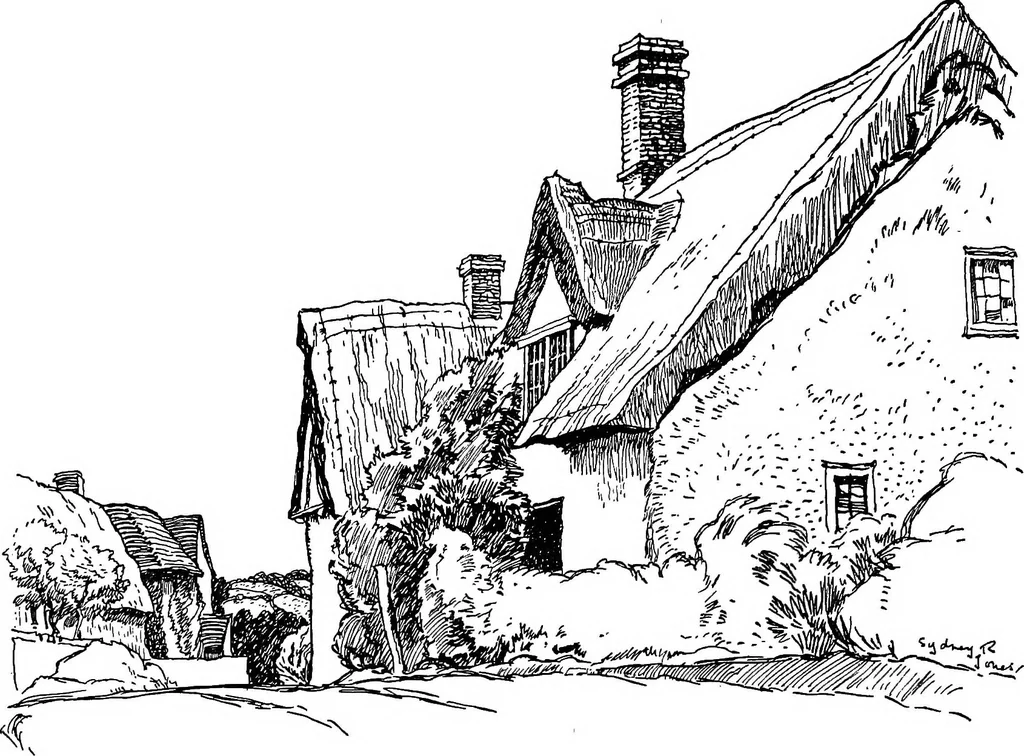 An illustration from The village homes of England;, 1912, leaf 137