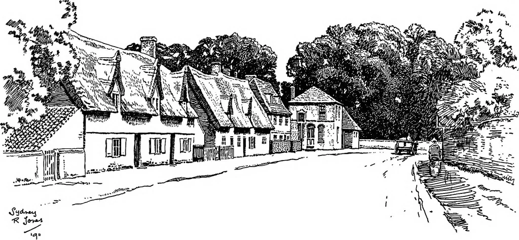 An illustration from The village homes of England;, 1912, leaf 139