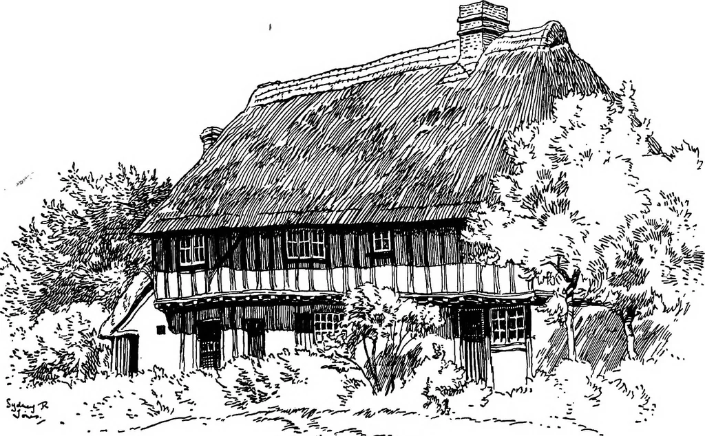 An illustration from The village homes of England;, 1912, leaf 144