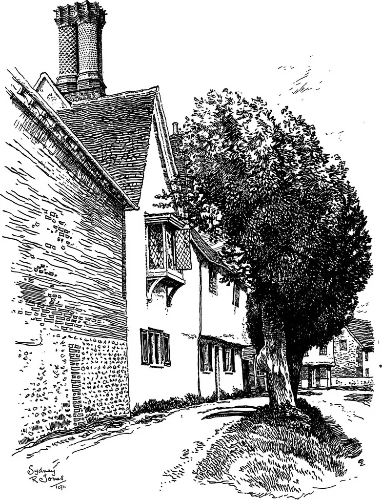 An illustration from The village homes of England;, 1912, leaf 145