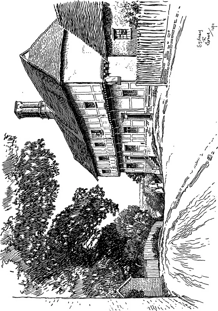 An illustration from The village homes of England;, 1912, leaf 148
