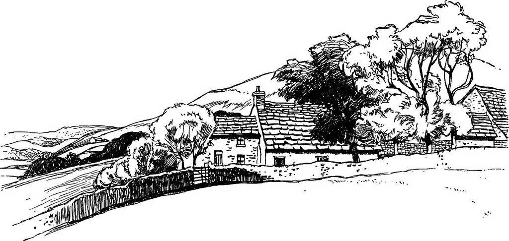 An illustration from The village homes of England;, 1912, leaf 153