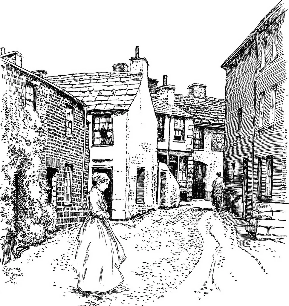 An illustration from The village homes of England;, 1912, leaf 166