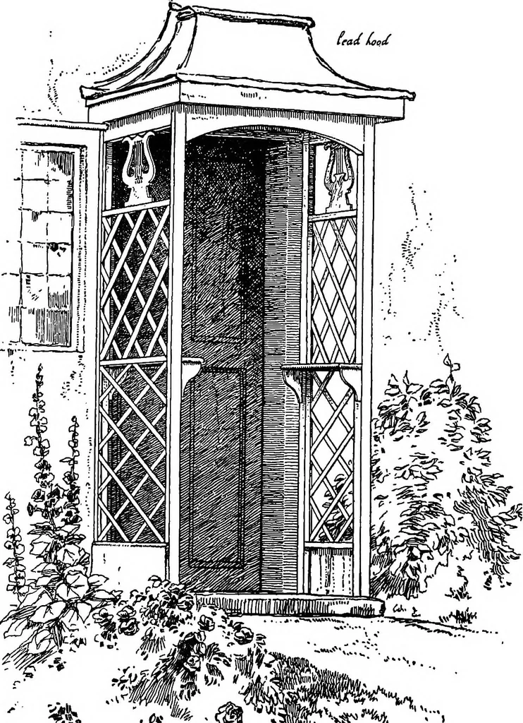 An illustration from The village homes of England;, 1912, leaf 201