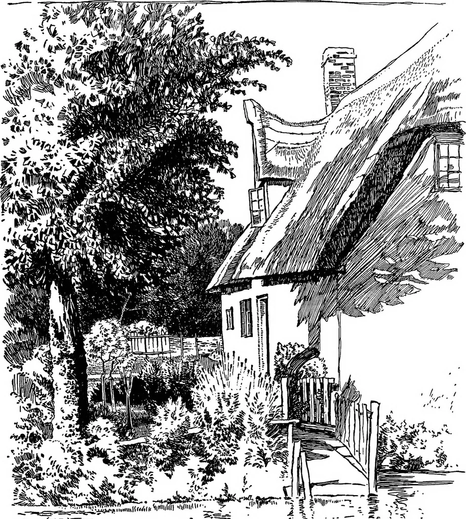 An illustration from The village homes of England;, 1912, leaf 202