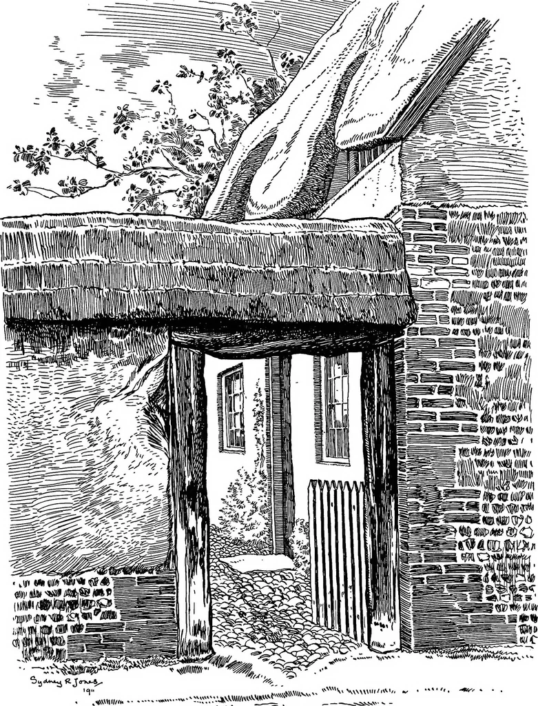 An illustration from The village homes of England;, 1912, leaf 204
