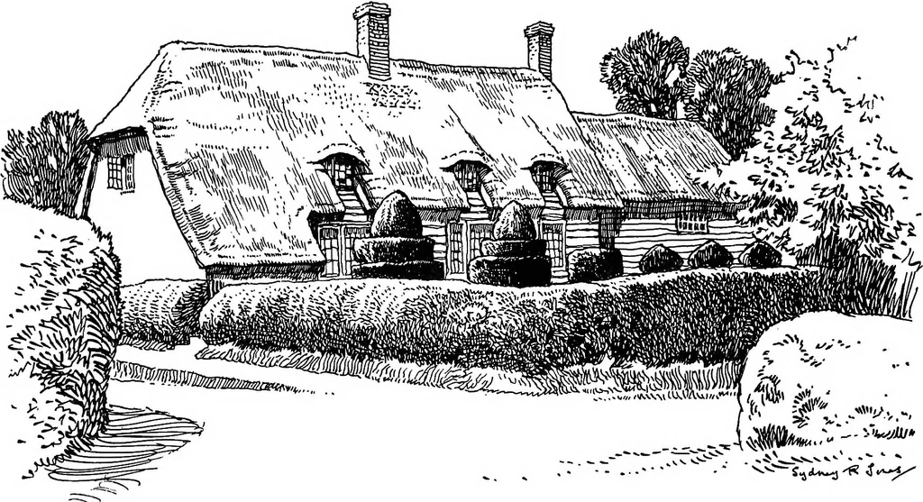 An illustration from The village homes of England;, 1912, leaf 207