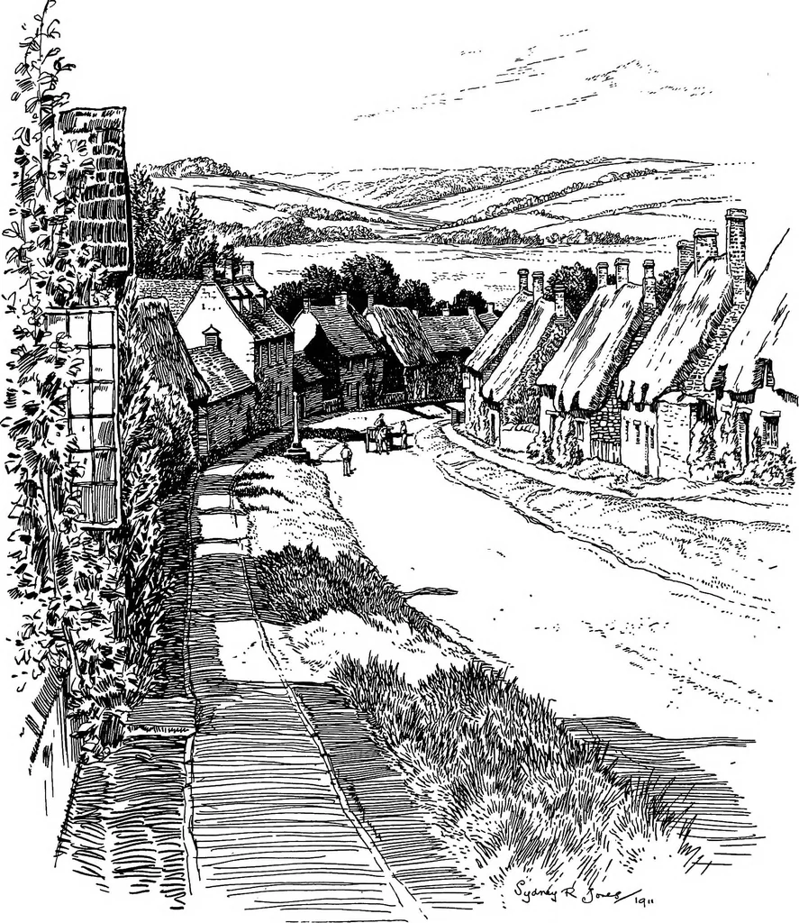 An illustration from The village homes of England;, 1912, leaf 21