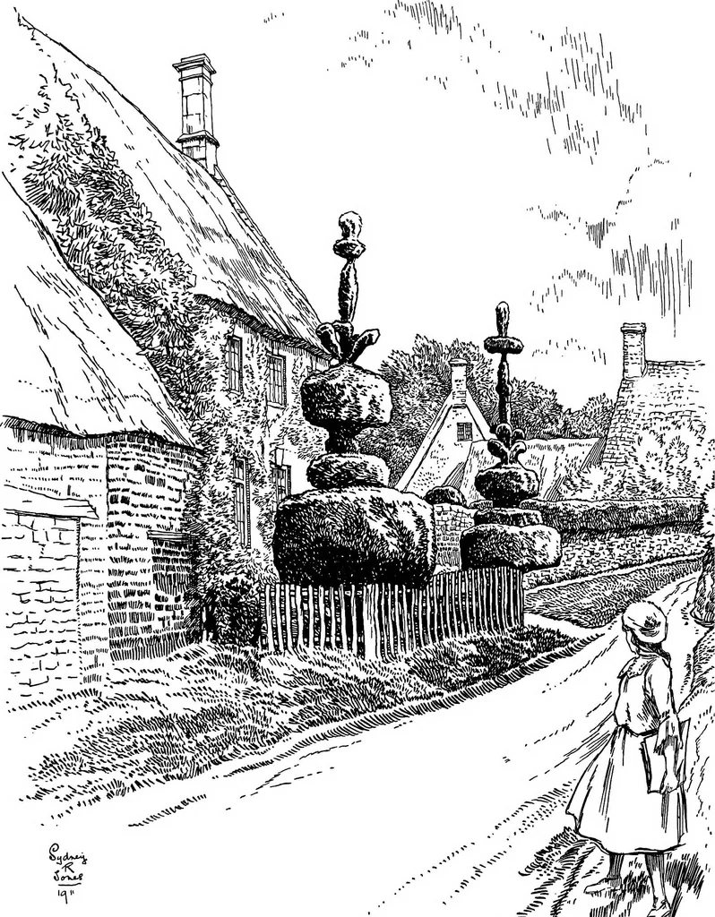An illustration from The village homes of England;, 1912, leaf 210