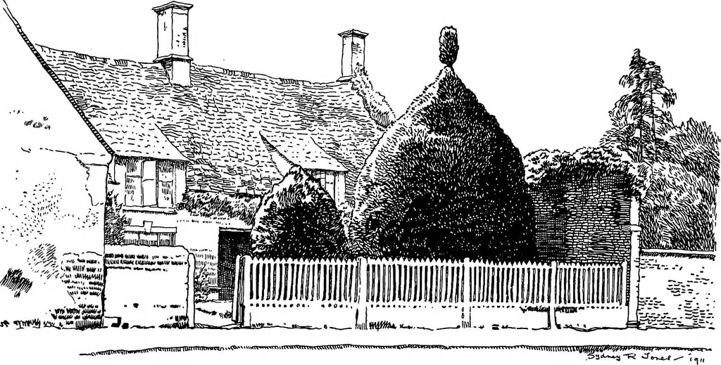 An illustration from The village homes of England;, 1912, leaf 211