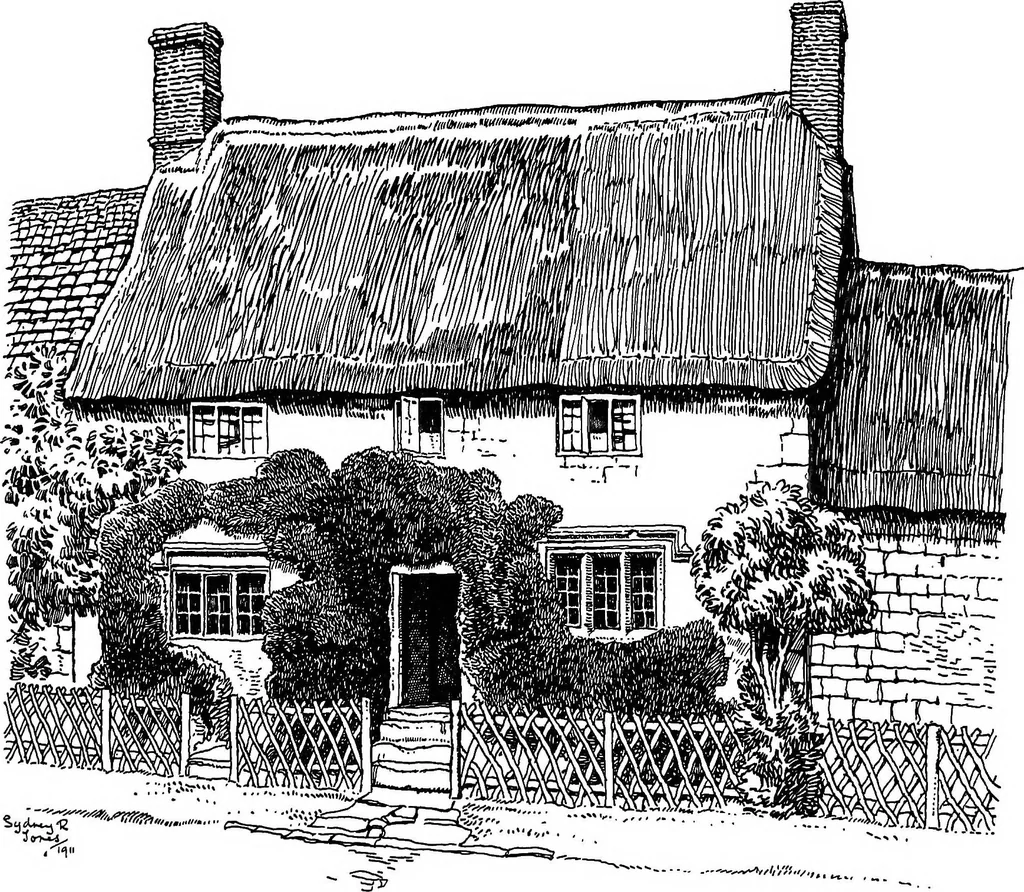 An illustration from The village homes of England;, 1912, leaf 211