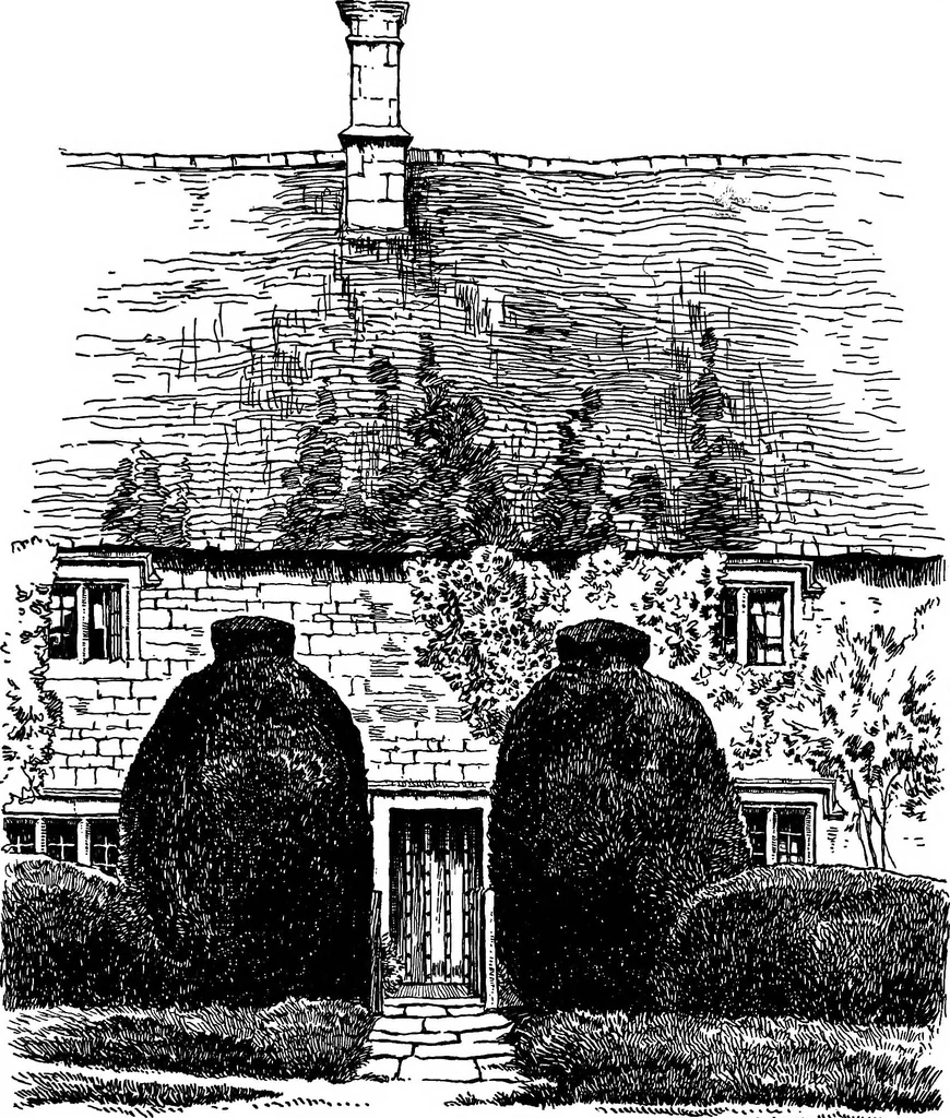 An illustration from The village homes of England;, 1912, leaf 212