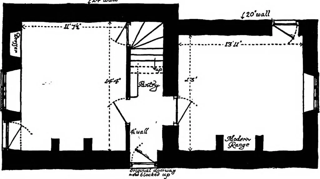 An illustration from The village homes of England;, 1912, leaf 30