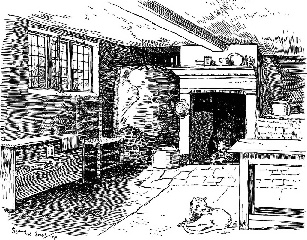 An illustration from The village homes of England;, 1912, leaf 31