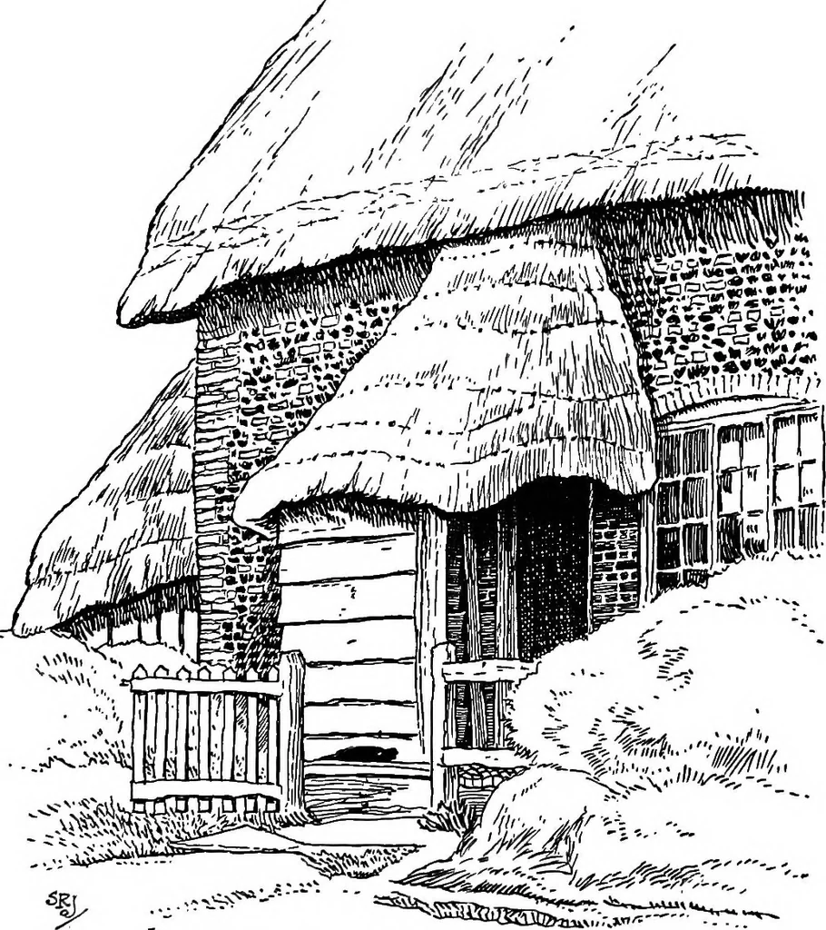 An illustration from The village homes of England;, 1912, leaf 38