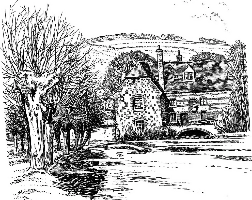 An illustration from The village homes of England;, 1912, leaf 40