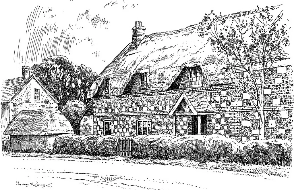 An illustration from The village homes of England;, 1912, leaf 42