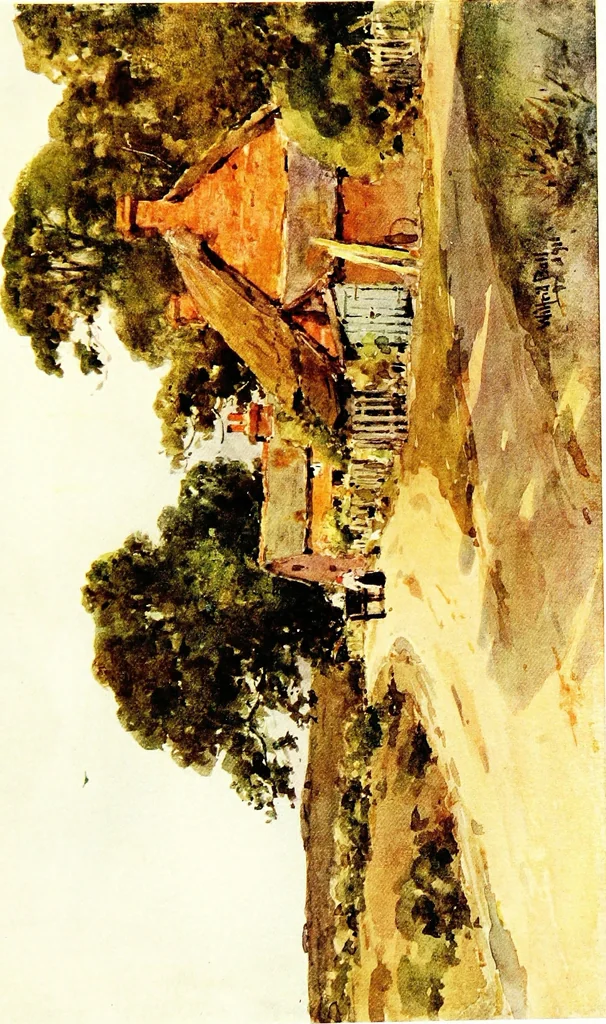 An illustration from The village homes of England;, 1912, leaf 46