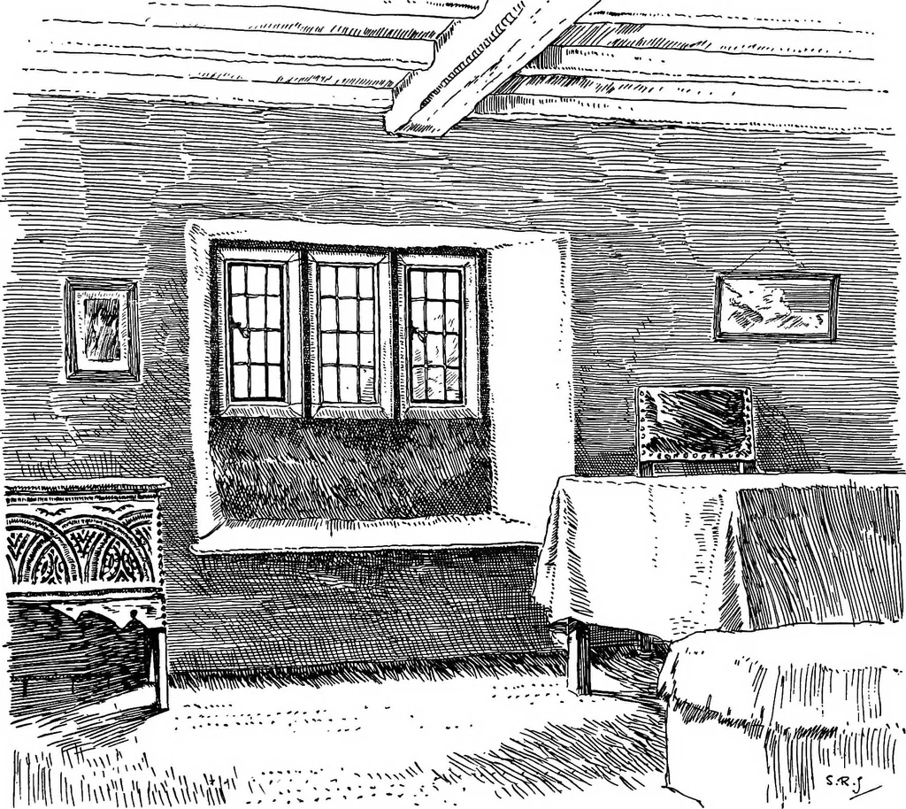 An illustration from The village homes of England;, 1912, leaf 52