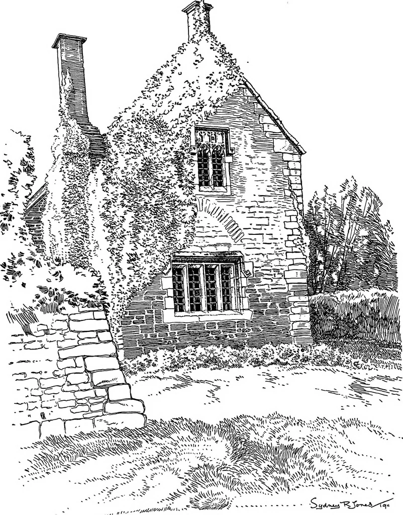 An illustration from The village homes of England;, 1912, leaf 57