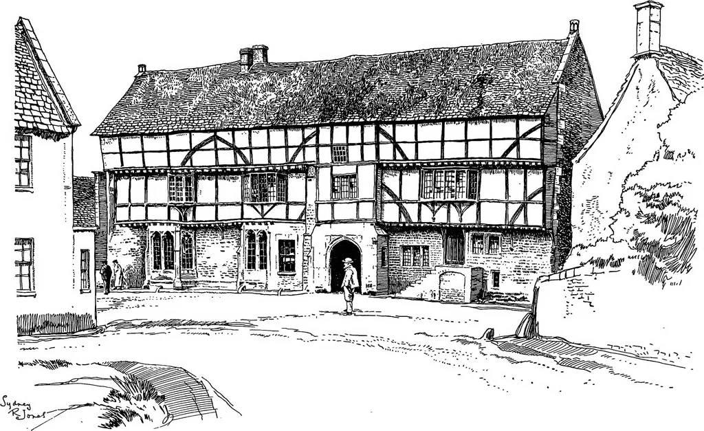 An illustration from The village homes of England;, 1912, leaf 58