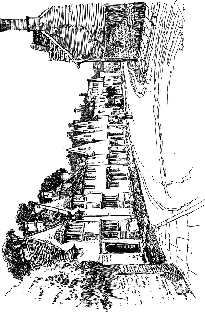 An illustration from The village homes of England;, 1912, leaf 62