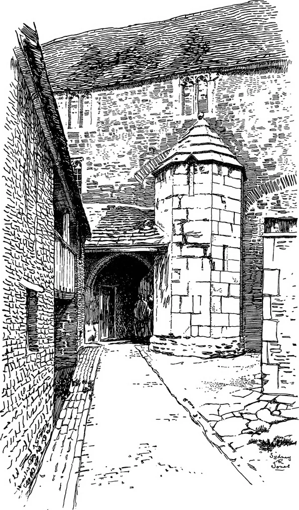 An illustration from The village homes of England;, 1912, leaf 64