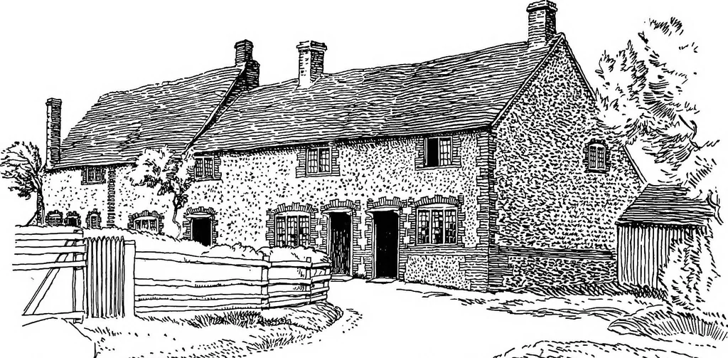 An illustration from The village homes of England;, 1912, leaf 69