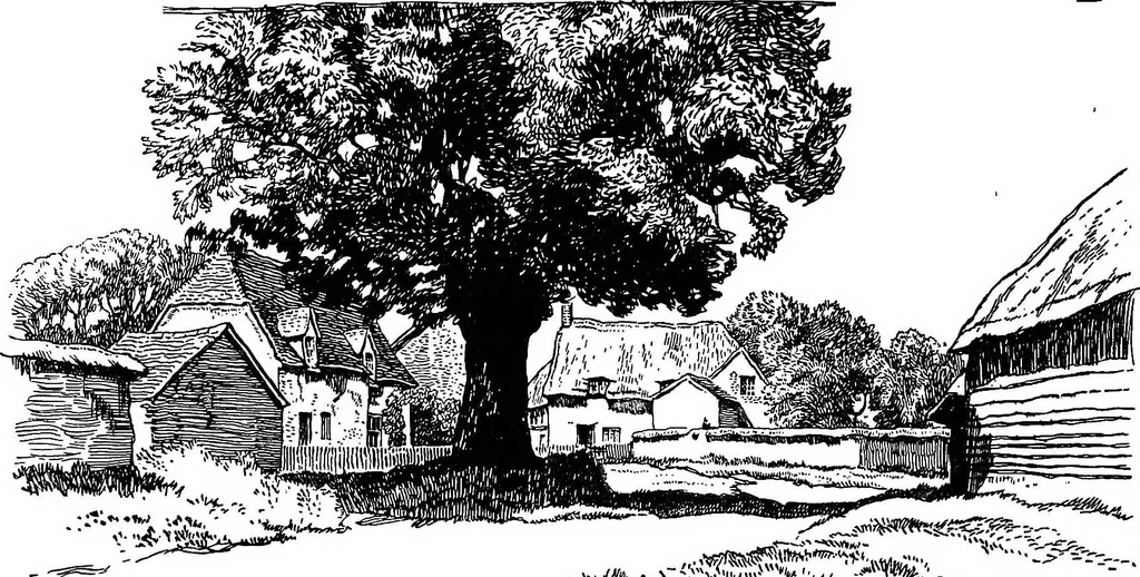 An illustration from The village homes of England;, 1912, leaf 73