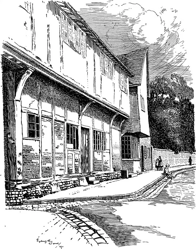 An illustration from The village homes of England;, 1912, leaf 74
