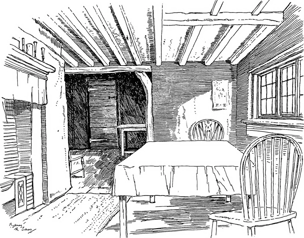 An illustration from The village homes of England;, 1912, leaf 75