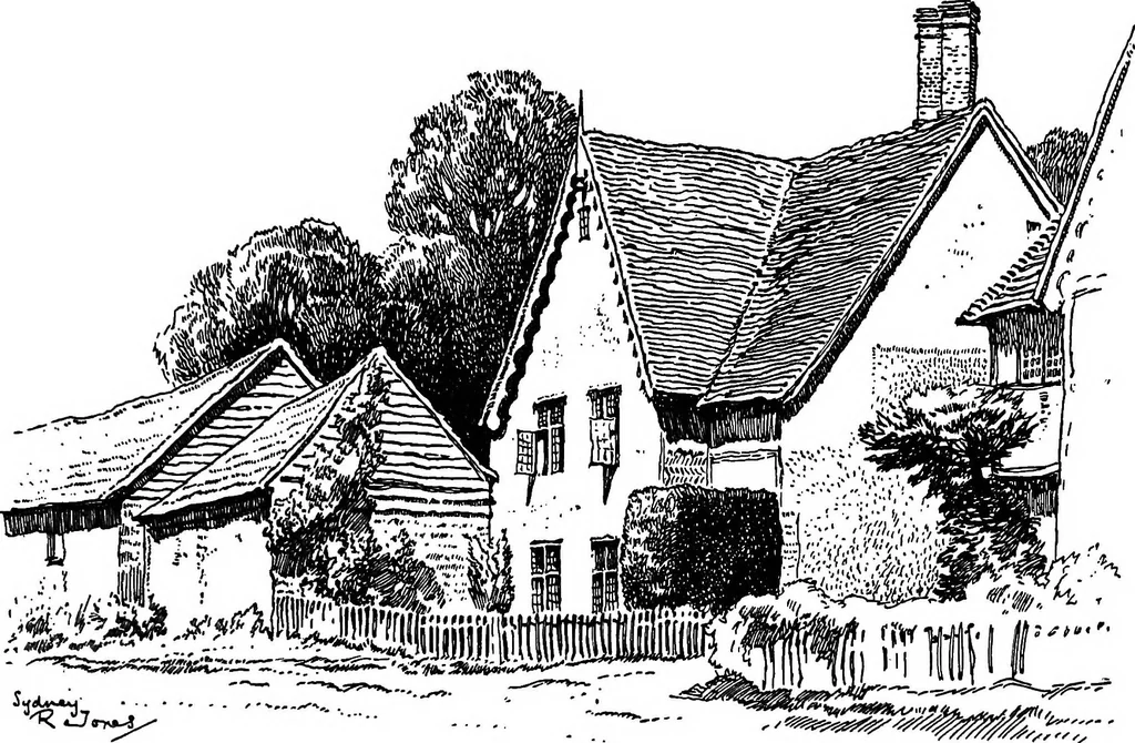 An illustration from The village homes of England;, 1912, leaf 82