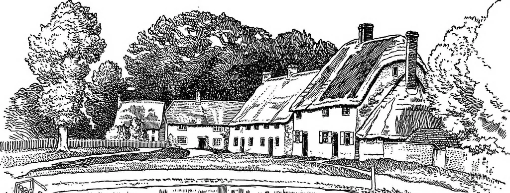 An illustration from The village homes of England;, 1912, leaf 83