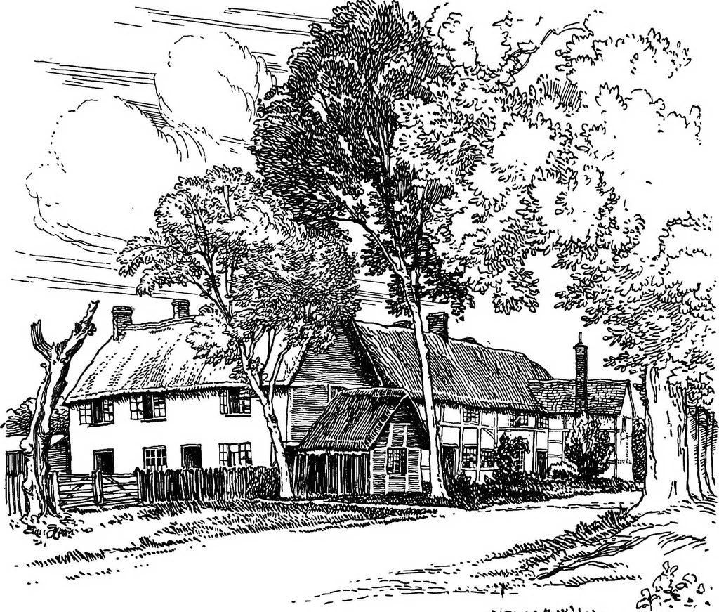 An illustration from The village homes of England;, 1912, leaf 88