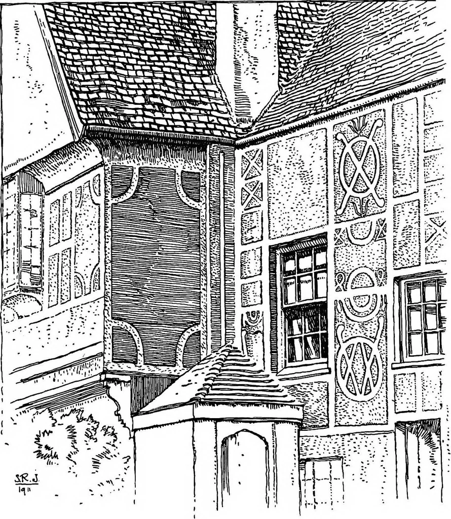 An illustration from The village homes of England;, 1912, leaf 89