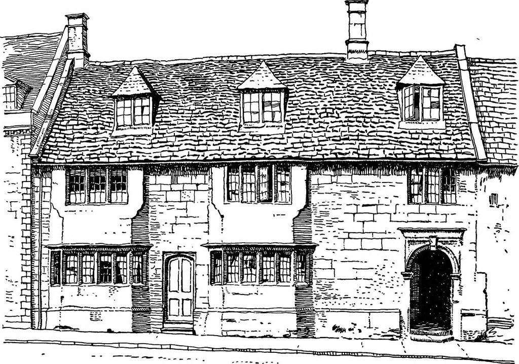 An illustration from The village homes of England;, 1912, leaf 93
