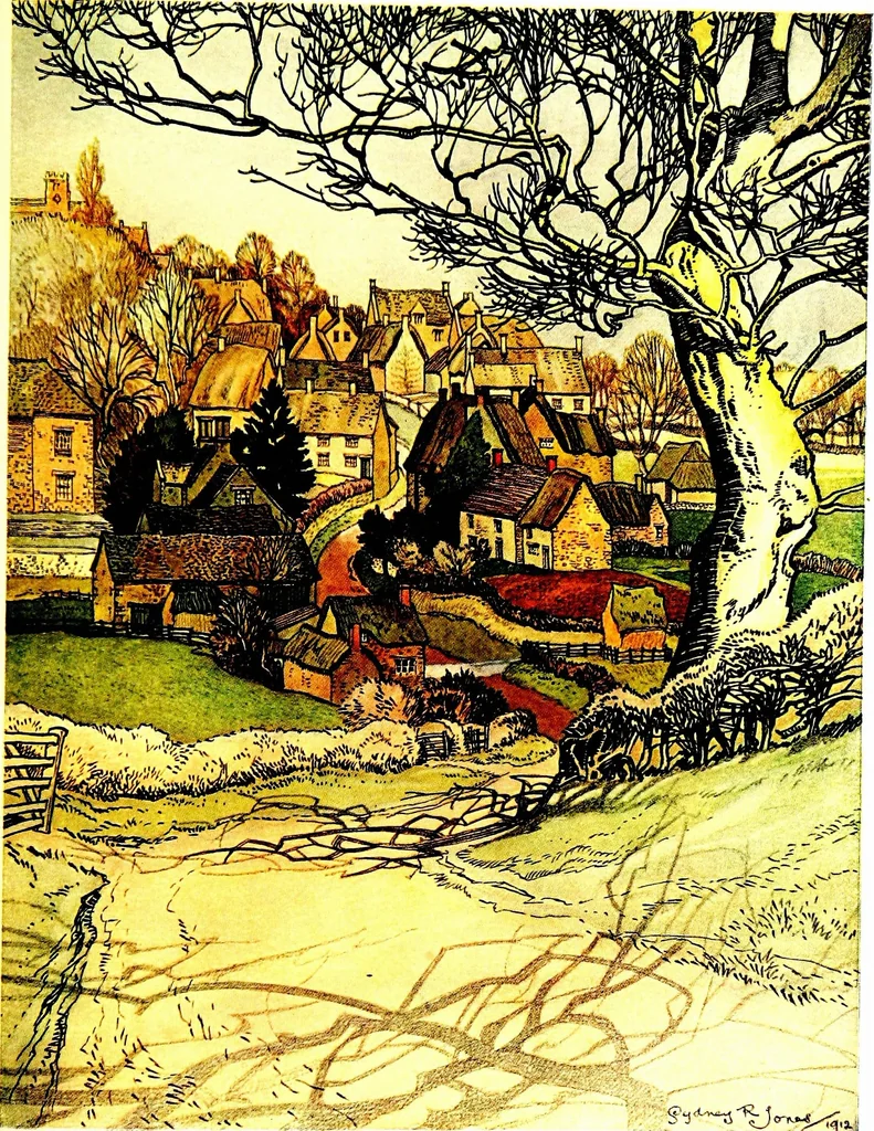 An illustration from The village homes of England;, 1912, leaf 94
