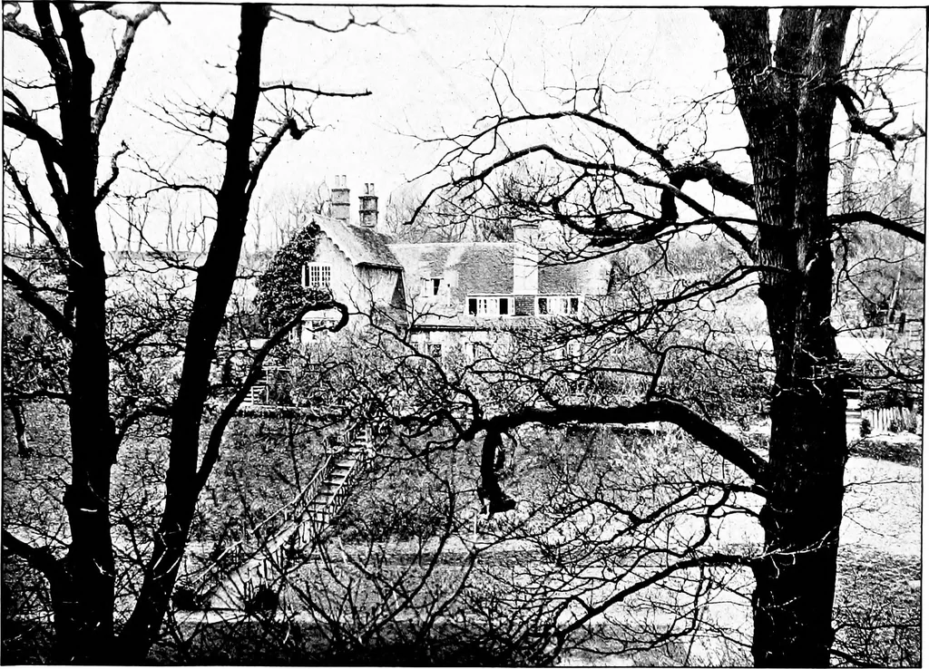 An illustration from Country cottages and week-end homes, by J. H. Elder-Duncan ... with numerous illustrations and plans of cottages by well-known architects, 1912, leaf 120