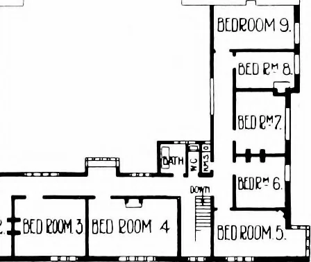 An illustration from Country cottages and week-end homes, by J. H. Elder-Duncan ... with numerous illustrations and plans of cottages by well-known architects, 1912, leaf 167