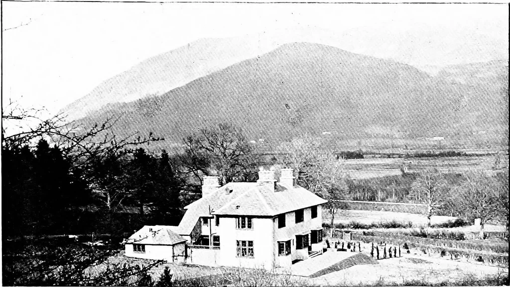 An illustration from Country cottages and week-end homes, by J. H. Elder-Duncan ... with numerous illustrations and plans of cottages by well-known architects, 1912, leaf 169