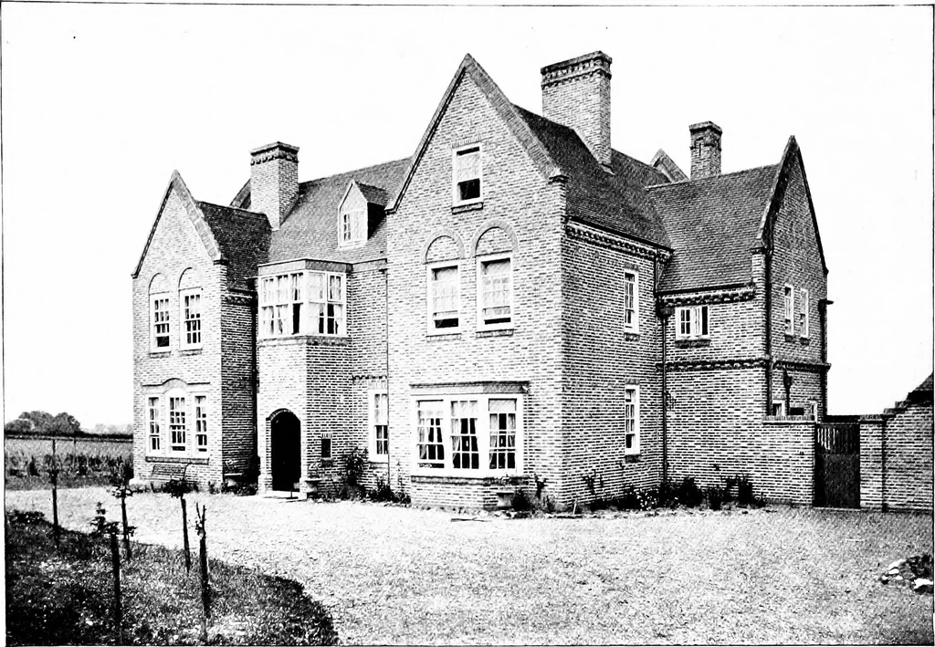An illustration from Country cottages and week-end homes, by J. H. Elder-Duncan ... with numerous illustrations and plans of cottages by well-known architects, 1912, leaf 170