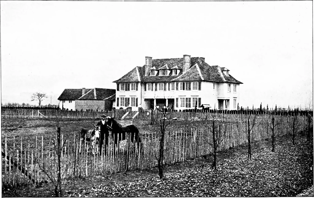 An illustration from Country cottages and week-end homes, by J. H. Elder-Duncan ... with numerous illustrations and plans of cottages by well-known architects, 1912, leaf 222