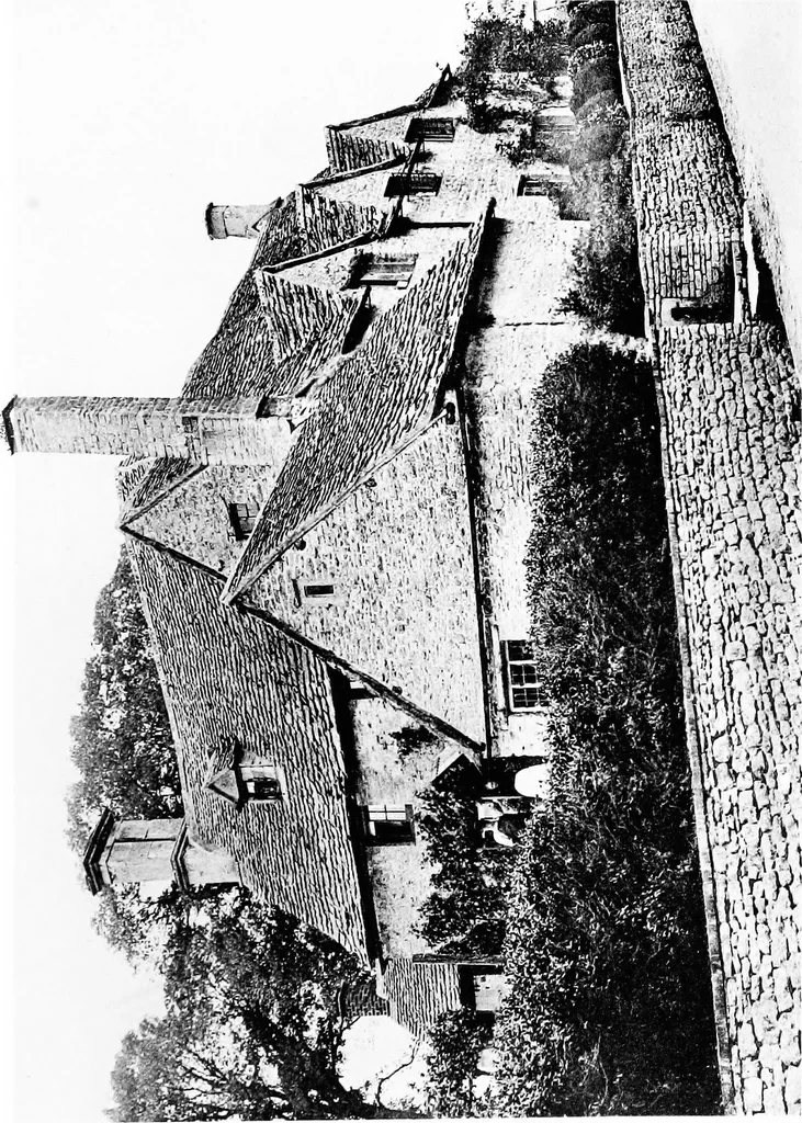 An illustration from Old cottages, farm-houses, and other stone buildings in the Cotswold district; examples of minor domestic architecture in Gloucestershire, Oxfordshire, Northants, Worcestershire, &c., 1905, leaf 102