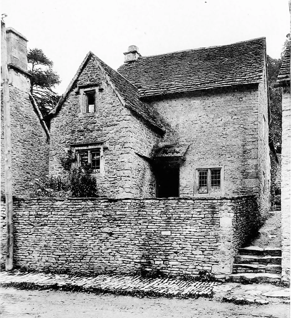 An illustration from Old cottages, farm-houses, and other stone buildings in the Cotswold district; examples of minor domestic architecture in Gloucestershire, Oxfordshire, Northants, Worcestershire, &c., 1905, leaf 138
