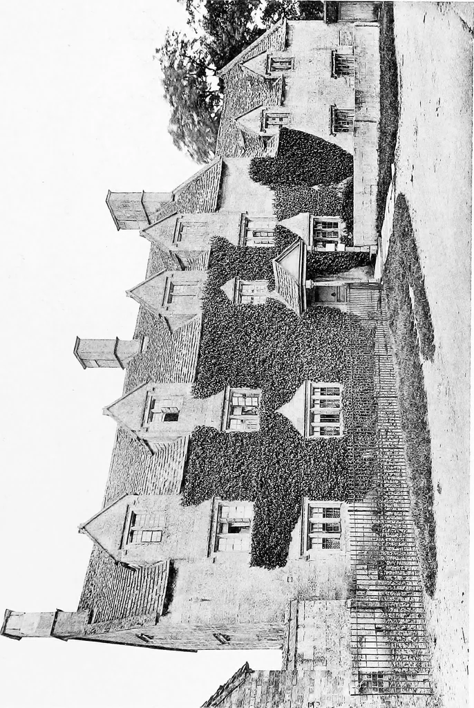 An illustration from Old cottages, farm-houses, and other stone buildings in the Cotswold district; examples of minor domestic architecture in Gloucestershire, Oxfordshire, Northants, Worcestershire, &c., 1905, leaf 140