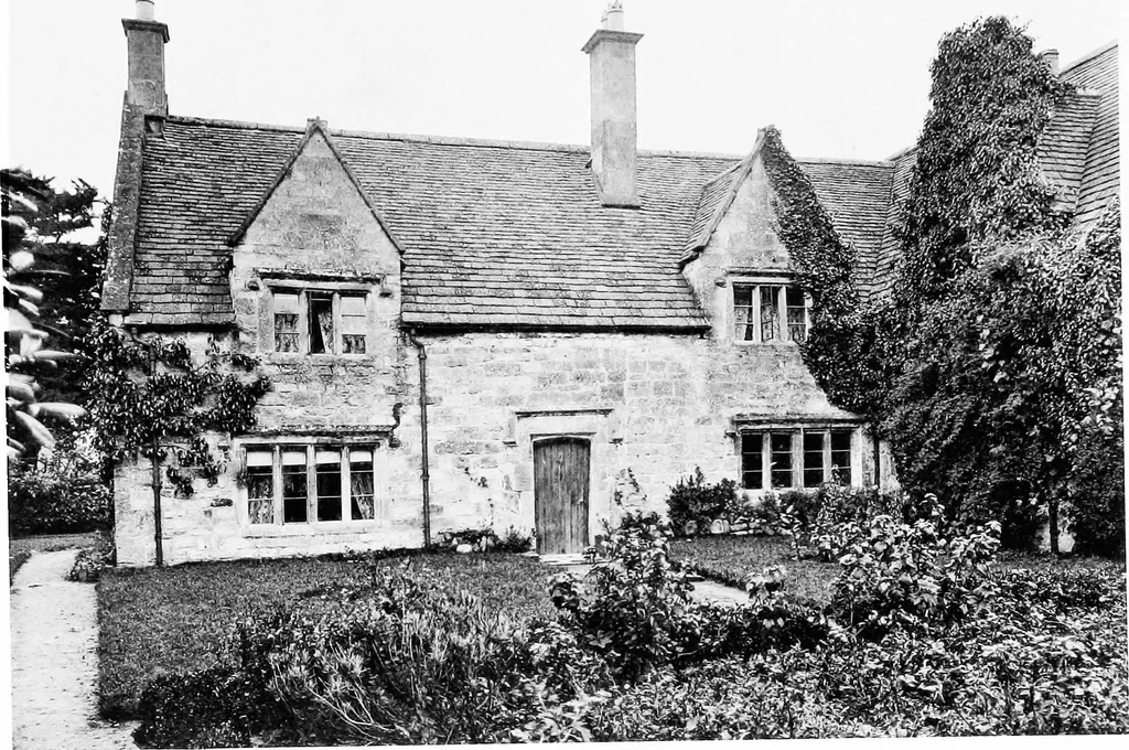 An illustration from Old cottages, farm-houses, and other stone buildings in the Cotswold district; examples of minor domestic architecture in Gloucestershire, Oxfordshire, Northants, Worcestershire, &c., 1905, leaf 158