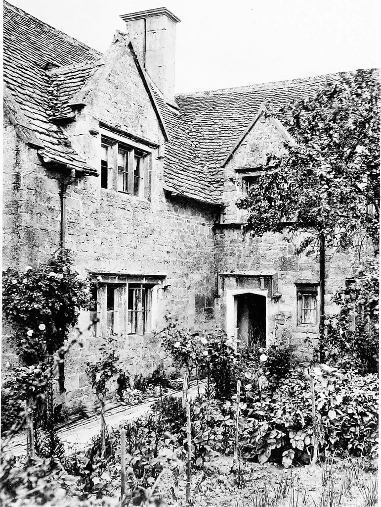 An illustration from Old cottages, farm-houses, and other stone buildings in the Cotswold district; examples of minor domestic architecture in Gloucestershire, Oxfordshire, Northants, Worcestershire, &c., 1905, leaf 162