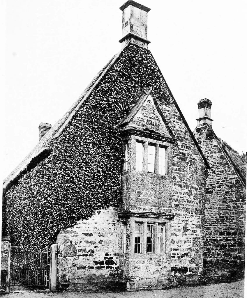 An illustration from Old cottages, farm-houses, and other stone buildings in the Cotswold district; examples of minor domestic architecture in Gloucestershire, Oxfordshire, Northants, Worcestershire, &c., 1905, leaf 220